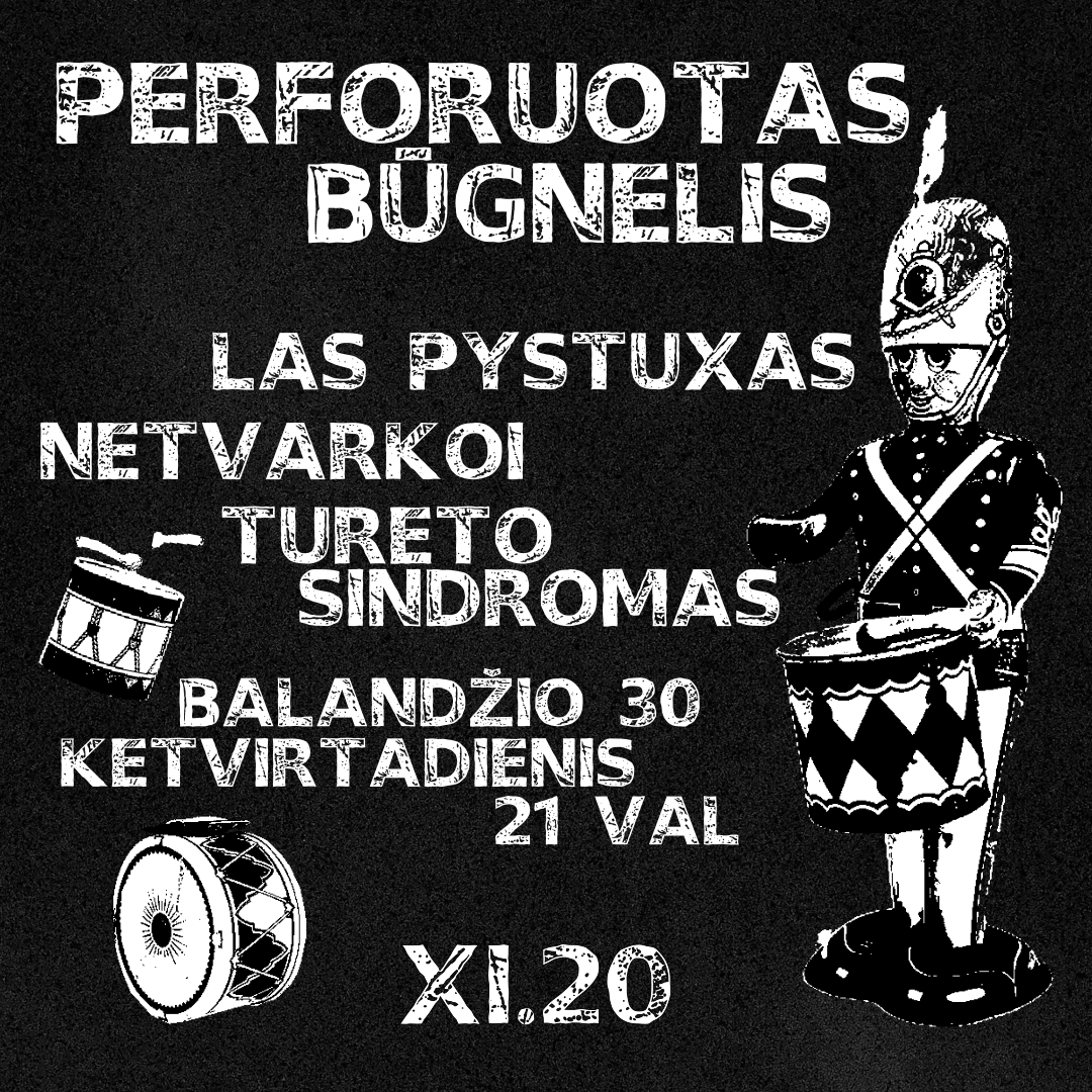 Perforuotas panko būgnelis